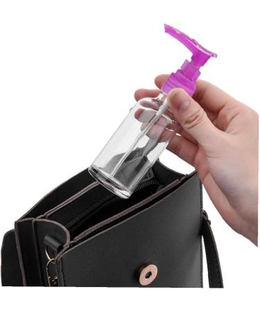 Canjerusof 4-Pack Refillable Pump Dispenser Bottles - 100ml Lotion Shampoo & Massage Oil Travel Bags in Random Colors - Buy Online on GoSupps.com