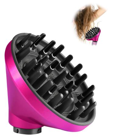 Diffusion nozzle essays Compatible Con Dyson Airwrap Styler HS03 HS05 convertible for Airwrap Styler in hairdryer diffuser hairdryer attachment (pink)