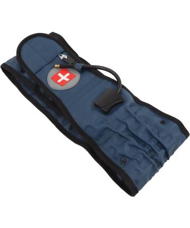 Orenic Premium Return Compression Belts | Inflatable TPU Lumbar Support & Muscle Relaxation | Effective Back Decompression (Blue + Silver Pump L) - Buy Online on GoSupps.com