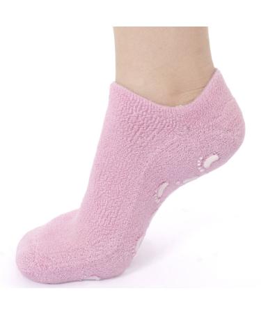 Aliqi Spa Moisturizing Gel Socks for Dry Feet & Cracked Skin Repair Softens Ankles & Heels - Buy Online on GoSupps.com