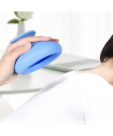 Buy Silicone Palm Chest Percussion Cup for Elderly & Kids - High Elasticity Pressure Drum Massage for Mucus Relief (Blue - Buy Online on GoSupps.com