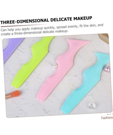 Ipetboom 3pi ces Pochoirs Silicone Pour Maquillage Des Yeux Aide Application De Mascara Et Eye-liner Outils De Beaut Silicone Pour Maquillage Parfait - Buy Online on GoSupps.com