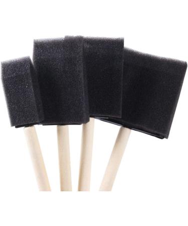 RLECS Foam Sponge Paint Brushes Set for Acrylics, Stains, Varnishes, Crafts - 4pcs Assorted Sizes - Buy Online on GoSupps.com
