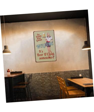 Artibetter Bar Sign Vintage Poster Metal Poster Vintage Posters Metal Signs Pub Tin Sign Decorations Vintage Metal Poster Bar Tin Sign Retro Decor - Buy Online on GoSupps.com