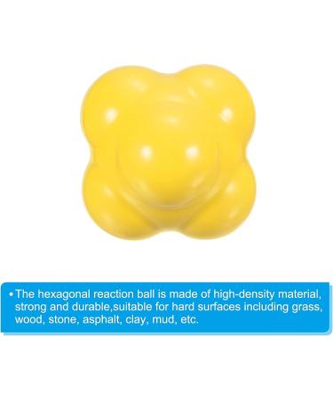 PATIKIL Reaction Ball - Baseball Softball Agility Trainer for Hand-Eye Coordination - Yellow - Buy Online on GoSupps.com