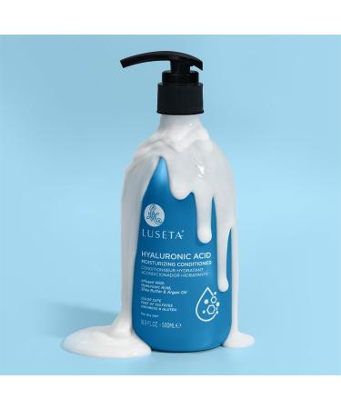 Luseta Hyaluronic Acid Moisturizing Conditioner for Dry & Damaged Hair | Sulfate-Free Paraben-Free | Infused with Avocado Argan Oil & Shea Butter - 33.8oz - Buy Online on GoSupps.com