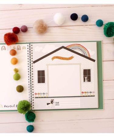 Lucy Darling Little Rainbow Baby Memory Book - First Year Journal Album To Capture Precious Moments - Milestone Keepsake For Boy Or Girl - Made In USA - Buy Online on GoSupps.com