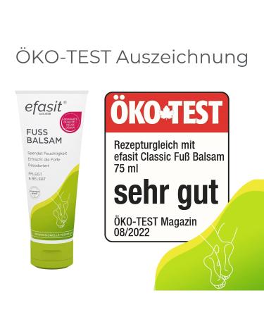 Efasit Foot Balm 75ml | Rich Moisturizer for Dry Feet with Jojoba & Rosemary Oil | Nourishing Care for Healthy Feet - Buy Online on GoSupps.com