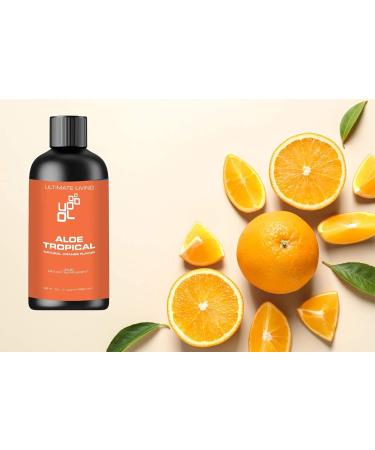 Ultimate Living - Aloe Tropical Liquid Dietary Supplement - Whole and Inner Leaf Aloe - Supports Healthy pH Balance Digestive System and Immune System - Vegan + Non-GMO - 32 Fl. Oz - Buy Online on GoSupps.com