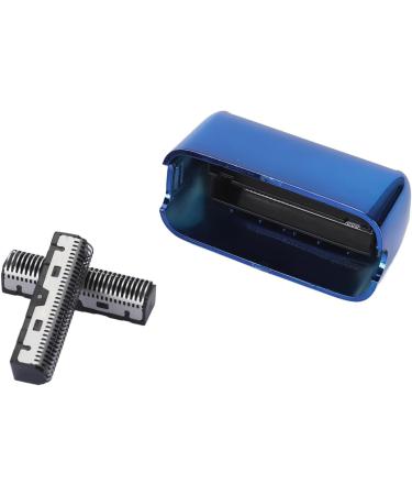 High-Quality Electric Trimmer Head Foil - Stainless Steel Replacement Trim Foil for Perfect Fit (Blue) | Spiral Surfaces & Curved Edges - Buy Online on GoSupps.com