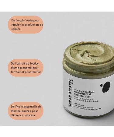 SERGE D'ESTEL PARIS - Purifying Treatment for Oily Hair 750ml Eliminates Excess Sebum Balances and Purifies the Scalp Brings Volume and Lightness to the Hair - 100% Vegan - Buy Online on GoSupps.com
