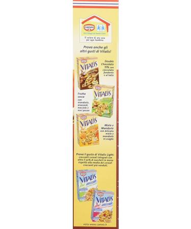 Cameo Vitalis Muesli Croccante Miele e Mandorle Frutta Secca Frutta Cereal Mix Test Kit 3 x 300 g - Buy Online on GoSupps.com