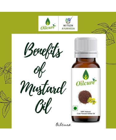  AOZA AOZA Oilcure Cold-Pressed Mustard Oil 100 ml - Buy Online on GoSupps.com