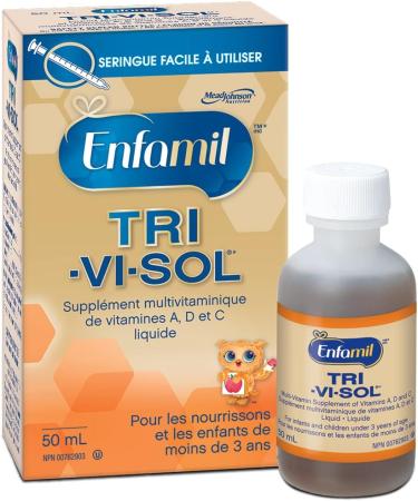 Enfamil TRI-VI-SOL Liquid Multi-Vitamin Supplement of Vitamins A D and C 50mL - Buy Online on GoSupps.com