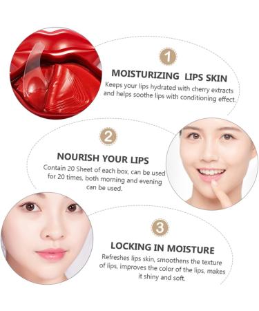 Ipetboom Masque pour L vres Hydratant Anti-rides 20 Pi ces Patchs Nuit Femme Soin Nourrissant L vres Sensibles Apr s Soleil - Buy Online on GoSupps.com