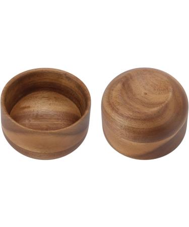Qukaim Wooden Shaving Bowl for Men - Burr Free Compact Shaving Cream Cup for Home & Salon Use - Buy Online on GoSupps.com