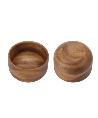 Wooden Men's Shaving Bowl - Burr-Free Compact Foam Mug for Home & Barber Shop - Buy Online on GoSupps.com