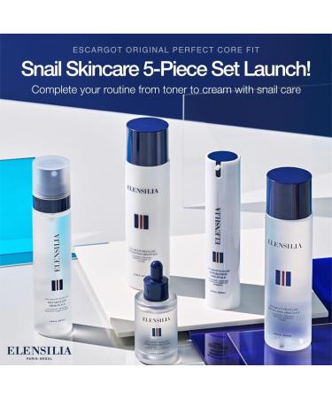 Elensilia Escargot Original Perfect Core Fit Toner, 150ml (5.07oz) Hydrating & Rejuvenating Toner for Smooth, Balanced Skin - Buy Online on GoSupps.com