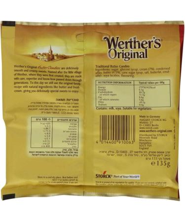 Werthers Original Butter Candies 135g Bag - Buy Online on GoSupps.com