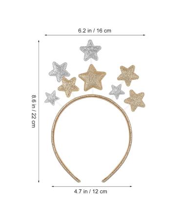 Lurrose Star Headband | Cute Christmas Hair Band & Accessories for Parties Festivals & Birthdays - Perfect for New Year Celebrations - Buy Online on GoSupps.com