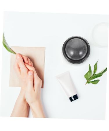 Frcolor Deep Tissue Massage Ball - Football Rolling Massager for Fasciitis Relief | Handheld Fitness Device (6.5x6.5x6.1cm Black) - Buy Online on GoSupps.com