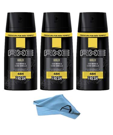 AXE Gold Body Spray Deodorant for Men 150ML (AXE Gold 3 AXE Gold 3)