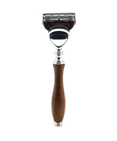Mens Shaving Razor with Wood Handle Perfect Razor
