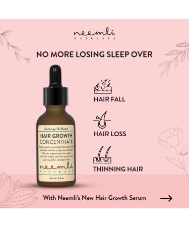 Neemli Naturals Redensyl & Biotin Hair Growth Concentrate 1.69 Fl Oz - Transparent | Pack of 1 - Buy Online on GoSupps.com