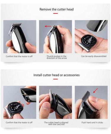 Professional Digital Hair Trimmer - Rechargeable Cordless Hair Clipper for Men | Low Noise Adjustable Ceramic Blade - Buy Online on GoSupps.com