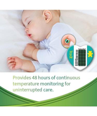 TraxIt 12 Pack - Fahrenheit Children's Axillary Thermometer - Continuous Read Single-Use Pediatric Thermometer - Buy Online on GoSupps.com