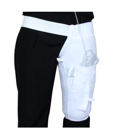 Catheter Leg Bag Holder Urine Leg Bag Holder Cover with Waist Belt Foley Leg Bag Sleeve for Incontinence Urine Bag Washable and Durable.Medium