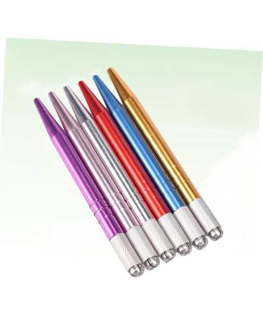 FOMIYES 6pcs Eyebrow Pen Dimension Makeup Eyebrow Pen Eyebrow Pencil Aluminum Alloy Embroidered - Buy Online on GoSupps.com