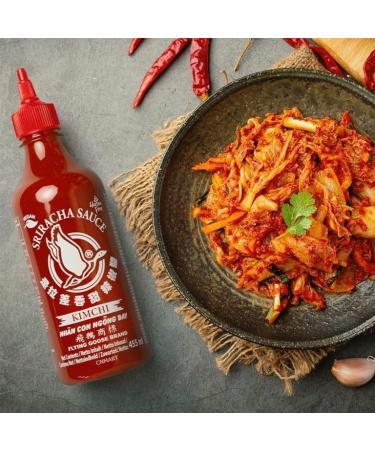 Flying Goose Sriracha Kimchi Hot Chilli Spicy Sauce Vegan 455ml (Pack of 3) by CNMART - Buy Online on GoSupps.com