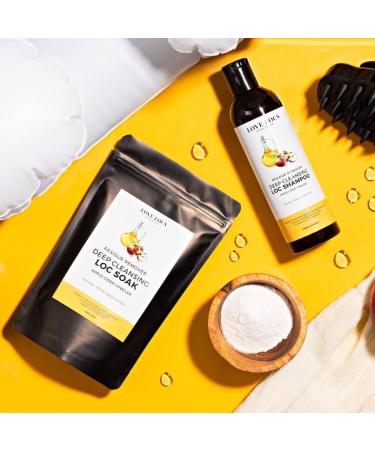 Love Locs Detox Dream Kit | Apple Cider Vinegar Hair Detox for Dreadlocks Locs & Sisterlocks | ACV Shampoo Soak Powder Inflatable Basin & Brush | Natural & Residue Free - Buy Online on GoSupps.com