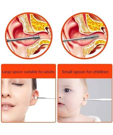 WNPXQNT 7Pcs/Set Ear Wax Pickers Steel Earpick Ear Cleaner Set - Ear Care Tool for Safe and Effective Wax Removal - Buy Online on GoSupps.com