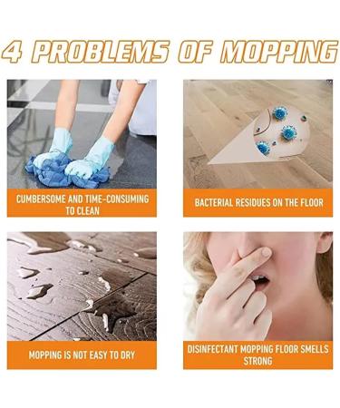 Probablei Multi-Purpose Floor Cleaner Multi-Purpose Floor Cleaner Powerful Decontamination Floor Cleaner Restore Shine To Hardwood Floors for Wood Floors Ceramic Tiles Marble (2pcs) - Buy Online on GoSupps.com