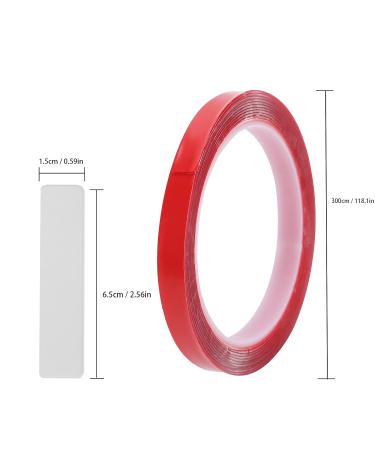 50PC Transparent Nail Art Display Stand - Acrylic Nail Tip Display with 300cm Double-Sided Adhesive Tape | Perfect for Nail Salons and Color Cards - Buy Online on GoSupps.com