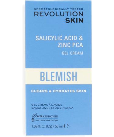 Revolution Skincare Salicylic Acid & Zinc PCA Gel Cream 50ml - Blemish Fighting Formula - Buy Online on GoSupps.com