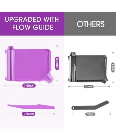 SimCoach Left Hand Pill Counting Tray with Spatula - Purple Pharmacy Pill Counter for Accurate Medication Measurement - Buy Online on GoSupps.com