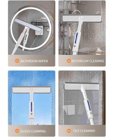Water Spray Glass Wiper Cleaning Tool for Household Chores Double-sided Window Cleaning Tool - Buy Online on GoSupps.com