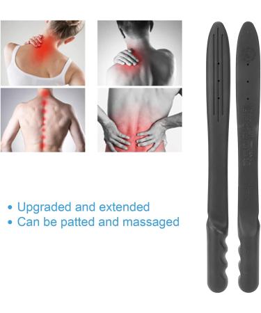 Black Gua Sha Massage Stick - High Magnetic Elasticity Fitness Tool for Muscle Relaxation | Ideal for Home & Office Use - Buy Online on GoSupps.com