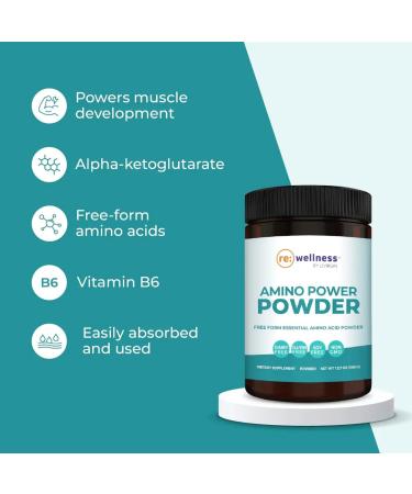 Reignite Wellness Amino Power Powder by JJ Virgin | Essential Amino Acids Muscle Support & Energy Boost | Sugar-Free Fruit Punch (360g) - Worldwide Shipping - Buy Online on GoSupps.com