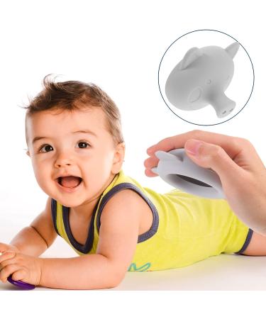 Beavorty Baby Silicone Chest Percussion Cup - Grey | Phlegm & Mucus Remover for Baby | Percussion Pressure Drum Massage Tool - Buy Online on GoSupps.com