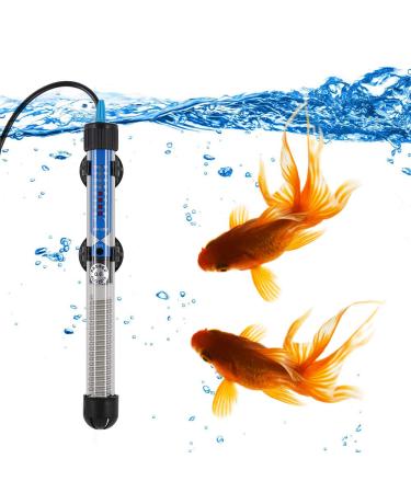 Mylivell Aquarium Heater 50W 100W Submersible Auto Thermostat Fish Tank Water Heater 200W 300W and Adjustable Temperature with Suction Cups 50W for 10-20Gallon Fish Tank