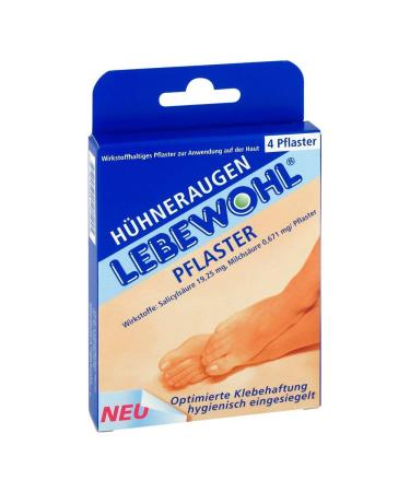 LEBEWOHL corn plaster normal 4 pcs