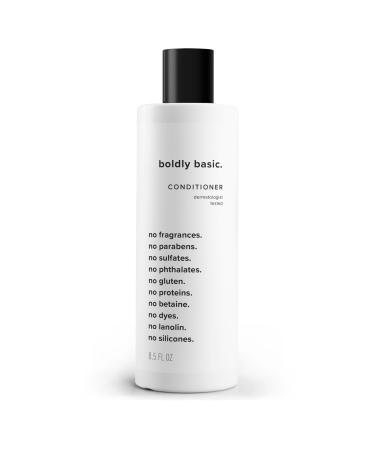 Fragrance Free Conditioner - Gentle on Sensitive Skin and Hair - Unscented - Dermatologist Tested - Sulfate Free - Paraben Free - Gluten Free - Non Comedogenic and Hypoallergenic