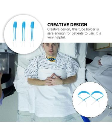 COHEALI Trachea Fixation Band 3Pcs Professional Tracheotomy Fixed Bands Tracheostomy Protect Tracheostomy Fixators (Sky-blue) - Buy Online on GoSupps.com