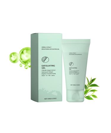Herbal Skin Renewal Gel Gentle Exfoliating & Hydrating Gel for All Skin Types Collagen-Infused 3.53 OZ