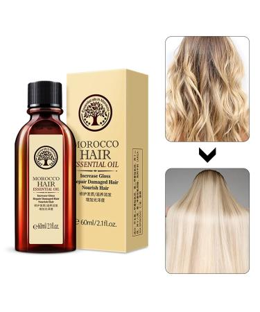 Morocco Nut Hair Essential Oil 60ml - Curly Hair Nourishing Scalp Repair Treatment | Argan Oil Leave-In Conditioner for Women & Girls - Buy Online on GoSupps.com