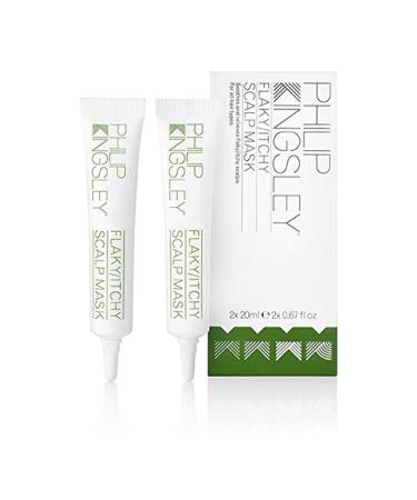 Philip Kingsley Flaky Scalp Mask for Itchy Flaky Dry Oily Scalp Treatment Soothing Calming Scalp Care Products Soothes and Comforts the Scalp 2 x 20ml